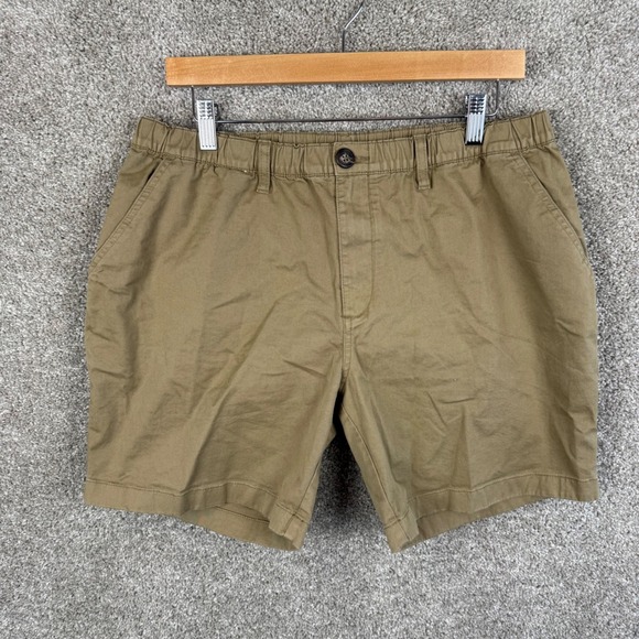 Chubbies Originals Khaki Cotton Shorts Men's XL Elastic Waist 7 Inch Inseam - Picture 4 of 6